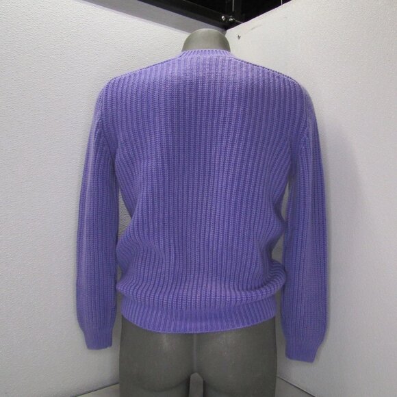 NEW IRIS VON ARNIM Men’s Sweater Hyazinthe Purple Size XXL Stonewashed Cashmere - Picture 4 of 7